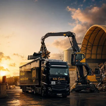 Lkw der Köhl Logistik GmbH im Einsatz
