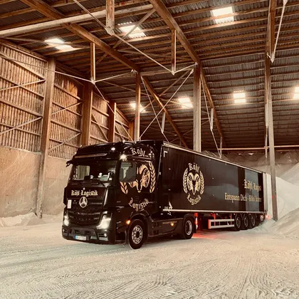 Lkw der Köhl Logistik GmbH im Einsatz