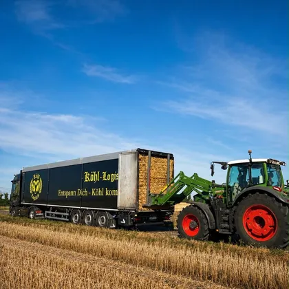 Lkw der Köhl Logistik GmbH im Einsatz
